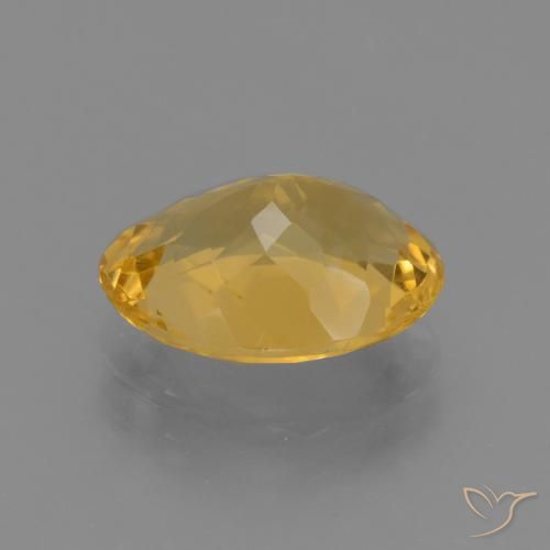 2.95克拉天然黄水晶，椭圆形，VVS