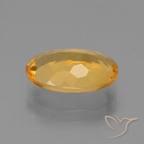 2.70克拉天然黄水晶，椭圆形，VVS