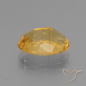3.05克拉天然黄水晶，椭圆形，VVS