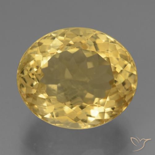 7.40ct 天然 黄金色 黄水晶, 椭圆形, VVS