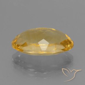 5.44克拉天然黄水晶，椭圆形，VVS