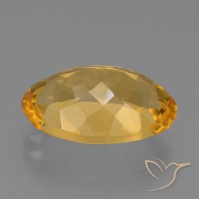 6.22克拉天然黄水晶，椭圆形，VVS