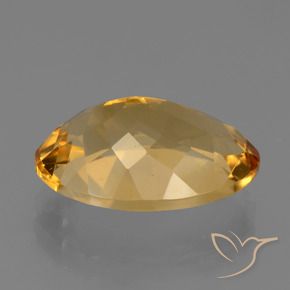 6.30克拉天然黄水晶，椭圆形，VVS