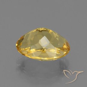 4.40克拉天然黄水晶，椭圆形，VVS