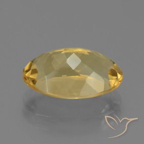 4.82克拉天然黄水晶，椭圆形，VVS