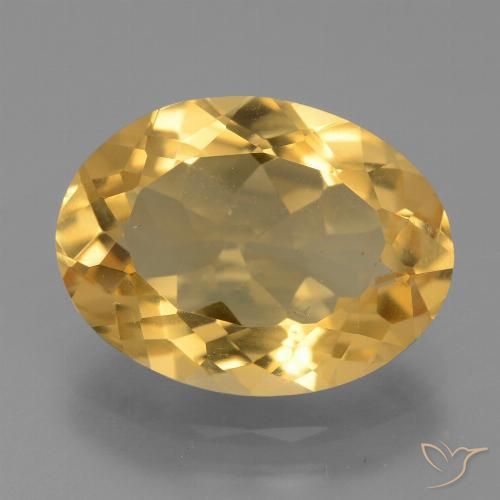 5.25ct 天然 黄金色 黄水晶, 椭圆形, VVS-VS