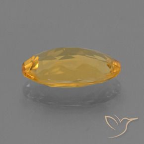 3.20克拉天然黄水晶，椭圆形，VVS