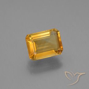 1.65克拉天然黄水晶，八边形，VVS-VS