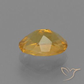 1.15克拉天然黄水晶，椭圆形，VS