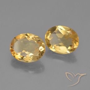 4.11克拉天然黄水晶，椭圆形，VVS-VS