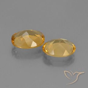 4.11克拉天然黄水晶，椭圆形，VVS-VS