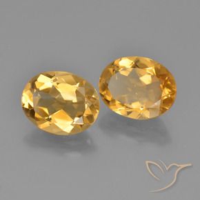 4.46克拉天然黄水晶，椭圆形，VVS-VS