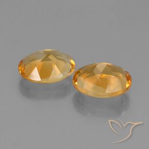 4.46克拉天然黄水晶，椭圆形，VVS-VS