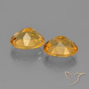 4.84克拉天然黄水晶，椭圆形，VVS-VS