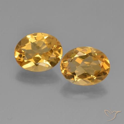 4.27ctw 天然 橙金 黄水晶, 椭圆形, VVS