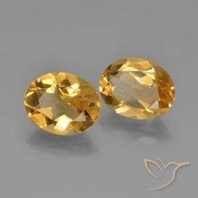 4.27克拉天然黄水晶，椭圆形，VVS