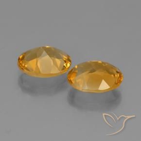 4.27克拉天然黄水晶，椭圆形，VVS