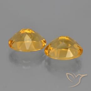 4.90克拉天然黄水晶，椭圆形，VVS