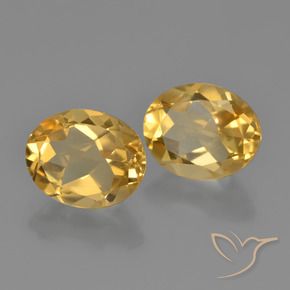 4.61克拉天然黄水晶，椭圆形，VS