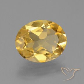 1.84克拉天然黄水晶，椭圆形，VVS-VS