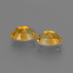 2.38天然金色黄水晶，椭圆形切割，8.1×6毫米，VVS