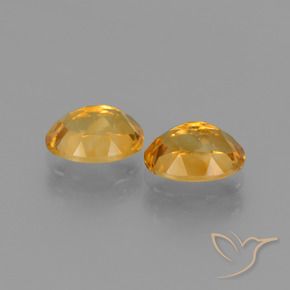 2.34克拉天然黄水晶，椭圆形，VS