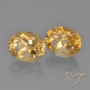 4.74克拉天然黄水晶，椭圆形，VVS-VS