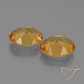 4.02克拉天然黄水晶，椭圆形，VVS-VS