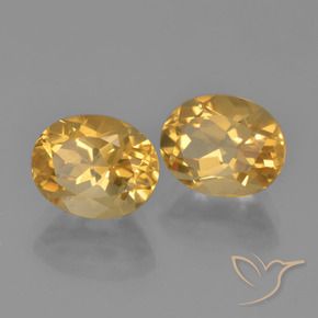 5.61克拉天然黄水晶，椭圆形，VVS-VS