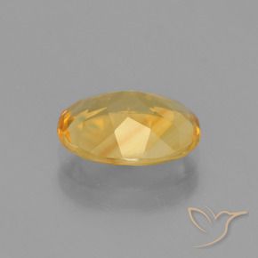 2.06克拉天然黄水晶，椭圆形，VVS-VS