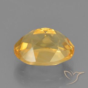 2.40克拉天然黄水晶，椭圆形，VS
