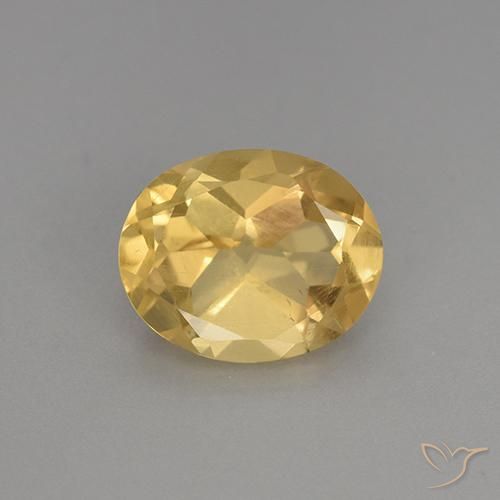 2.30ct 天然 中金 黄水晶, 椭圆形, VS