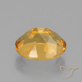 2.60克拉天然金色黄水晶，椭圆形切割，10.2×7.9毫米，VVS