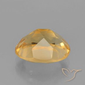 2.57克拉天然黄水晶，椭圆形，VS