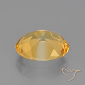 2.13克拉天然黄水晶，椭圆形，VVS-VS