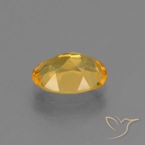 1.78克拉天然黄水晶，椭圆形，VVS-VS