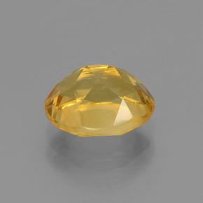 2.80克拉天然金色黄水晶，椭圆形切割，10×8毫米，VVS-VS