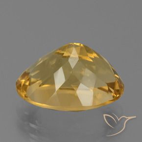 8.35克拉天然黄水晶，椭圆形，VVS
