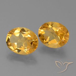 4.68克拉天然黄水晶，椭圆形，VVS-VS