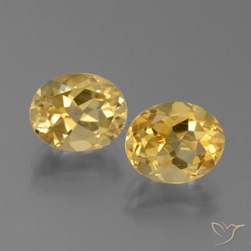 5.09ctw 天然 中金 黄水晶, 椭圆形, VVS