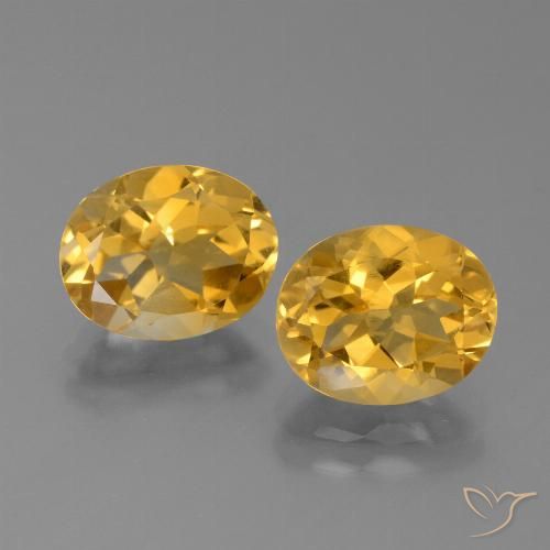 4.73ctw 天然 深金色 黄水晶, 椭圆形, VVS-VS
