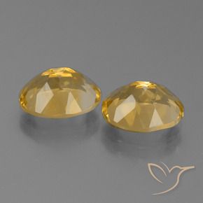 5.05克拉天然黄水晶，椭圆形，VVS
