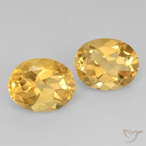 5.11ctw 天然 黄金色 黄水晶, 椭圆形, VVS-VS