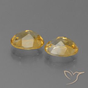4.46克拉天然黄水晶，椭圆形，VVS-VS
