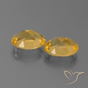 4.20克拉天然黄水晶，椭圆形，VVS-VS