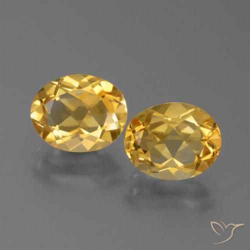 4.52ctw 天然 中深金色 黄水晶, 椭圆形, VVS-VS