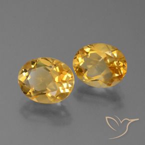4.52克拉天然黄水晶，椭圆形，VVS-VS