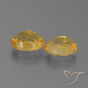 4.52克拉天然黄水晶，椭圆形，VVS-VS