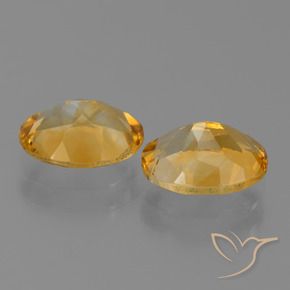 2.13克拉天然黄水晶，椭圆形，VVS