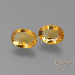 1.93克拉天然黄水晶，椭圆形，VVS-VS